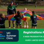 Coles Little Athletics Tiny Tots VIC Summer Clinic – Enroll Now!